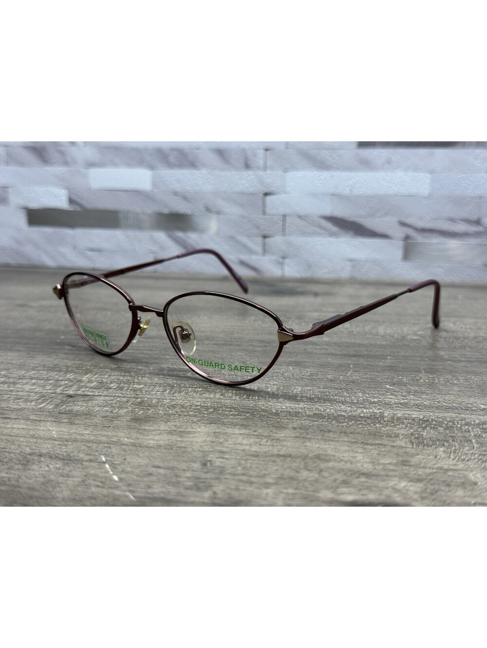 OnGuard Safety OG-084 BRN 52-17-135 Brown Metal Full Rim Eyeglasses Frames